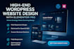 design wordpress website using gutenberg block editor elementor page builder