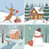 do unique christmas illustrations, cards