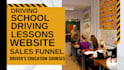 generate driving school driving lessons leads build driving school website