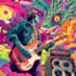 draw stoner rock, heavy metal, psychedelic art