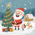 draw christmas cartoon caricature