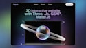 create a 3d interactive website with threejs, gsap, matterjs