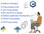 script and develop java, python, sql, and cpp programming projects or bots