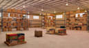 3d industrial storage facility,interior warehouse,forklift,distribution center