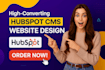 develop and build hubspot cms, website and landing pages