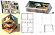 draw 3d floor plan modelling, architectural foundation plan, floor, roof layout