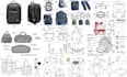 design your bag, backpack, handbag, wallet, luggage and make a tech pack