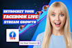 instantly boost your facebook live with realtime viewers