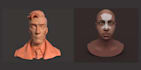 create stylized 3d character modelling and hand painted texture