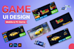 design unity game UI for PC, mobile, web, and desktop in figma