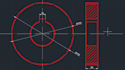 draw professional 2d mechanical parts in autocad