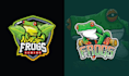 make creative frog mascot tortoise logo design