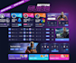 do UI UX design for tournament app bet app bet website with prototype