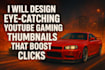 design catching youtube gaming thumbnails