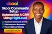 setup skool community online course circle so mighty networks skool setup
