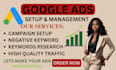 setup google ads adsence auto detailing verification PPC campaign manager expert