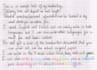 hand write a document