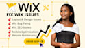 fix wix issue fix mobile wix bug fix wix maintenance wix booking wix support