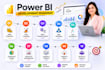 create power bi dashboards reports dax and power query