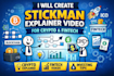 make professional stickman explainer animation videos