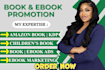 do promotion for your book, ebook using ads amazon kpd ads or website