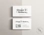 modern and elegant business card creation