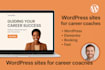 design a professional and high converting wordpress career coach website