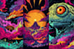 make stunning illustration psychedelic, lifestyle, surrealism