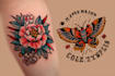 draw awesome old school tattoo style designs