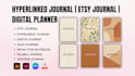 gratitude journal, etsy journal, hyperlinked planner, reflection journal, prayer