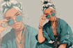 do semi realistic character designw