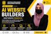 ai website builder, rebuild custom ai website ,front, backend development