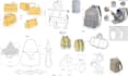 design tech pack duffle bag, handbag, bag design, backpack, bag tech pack