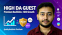 provide high quality seo guest post backlink service