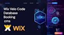 wix velo code wix booking wix cms wix database website custom code development