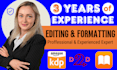 edit, proofread and format ebook, memoir, novels, fiction stories and manuscript