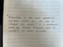 handwrite notes and letters