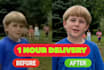 fix blurry images, enhance to HD and resize professionally