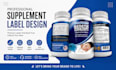 design supplement labels packaging