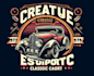 create amazing retro classic car print logo