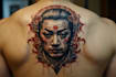 illustrate a tattoo in japanese style