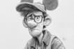 draw a fictional character in disney sketch