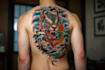 making a tattoo in japanese style