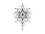 make a geometric tattoo design