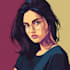 draw cartoon vector portrait with your face