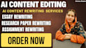 do ai proofreading humanize ai content and edit chatgpt ai content