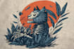 do linocut or woodcut illustrations