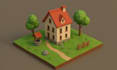 design low poly 3d environments and game ready models