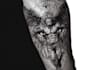 make a professional realistic tattoo design