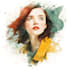 paint a watercolor portrait